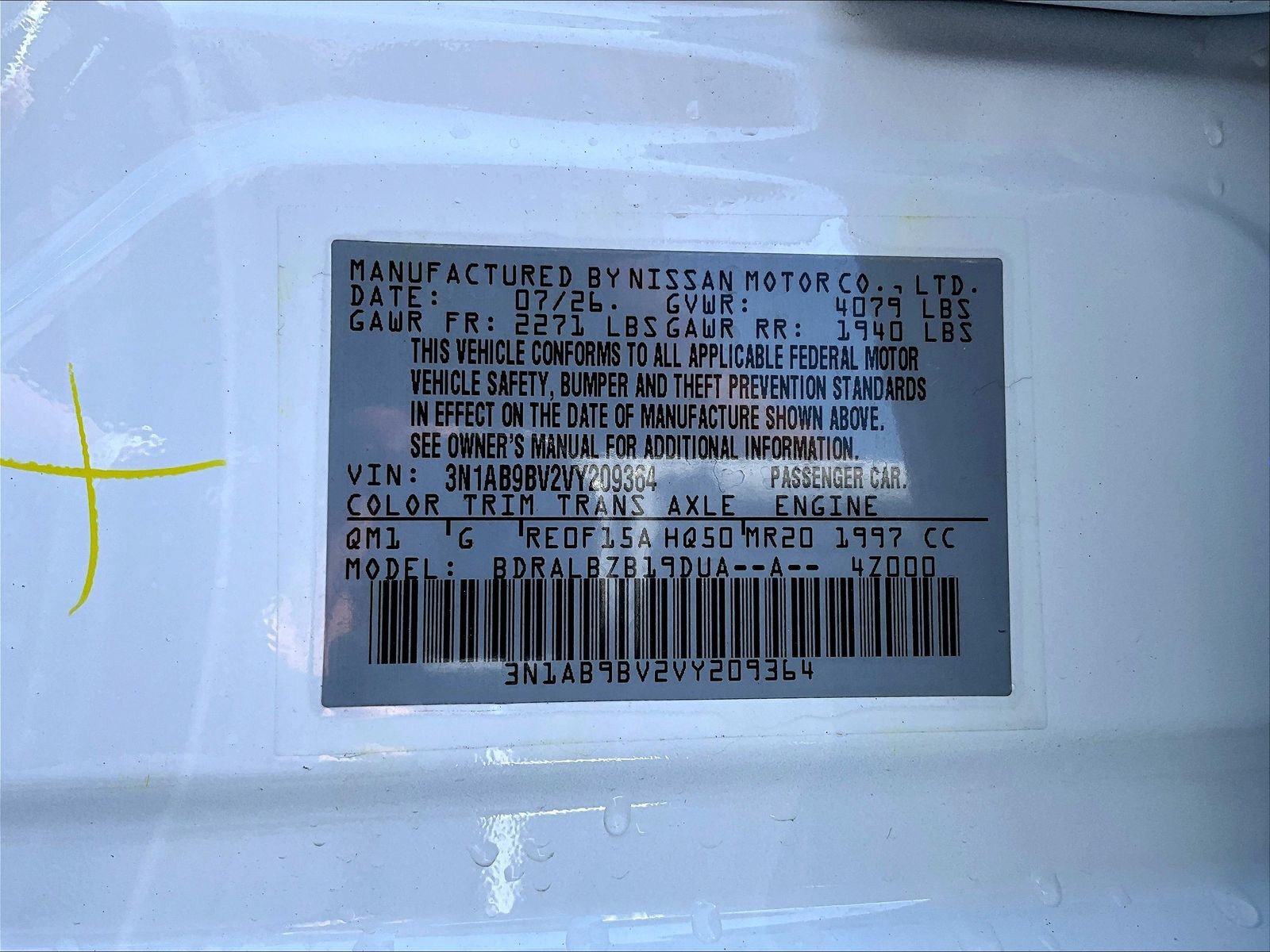 New 2027 Nissan Sentra S w/ S Cold Weather Package FWD image 10