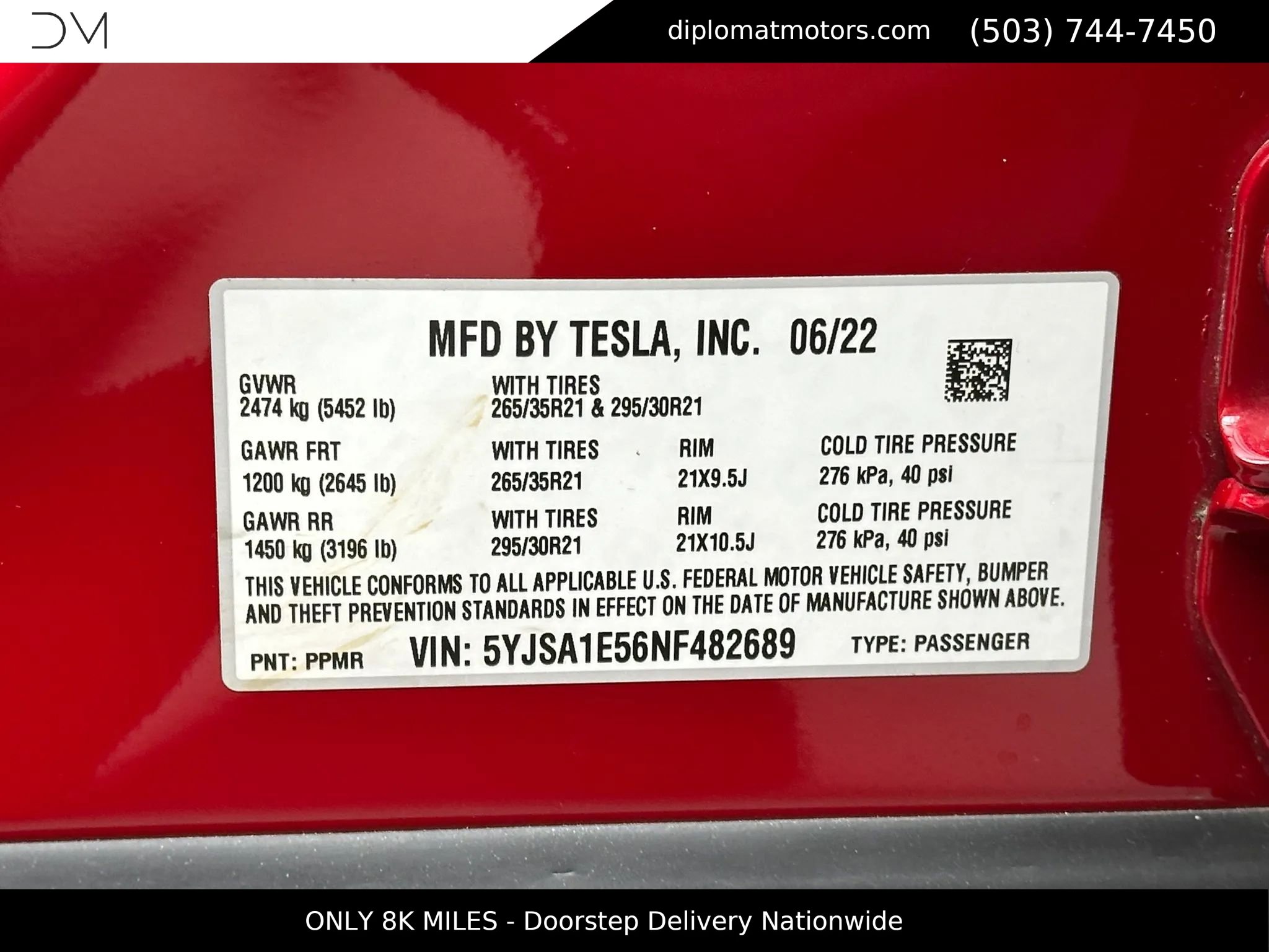 Used 2022 Tesla Model S Standard Range image 44