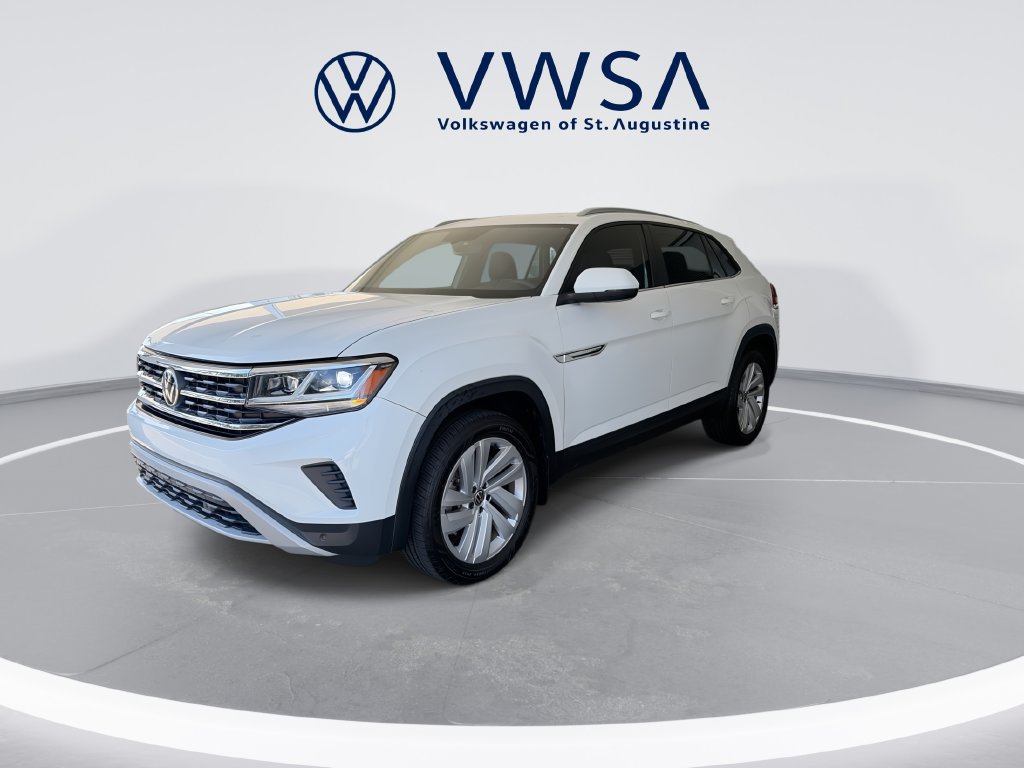 Used 2021 Volkswagen Atlas Cross Sport SE w/ Panoramic Sunroof Package FWD image 4