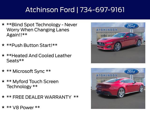 Certified 2024 Ford Mustang GT Premium RWD image 9