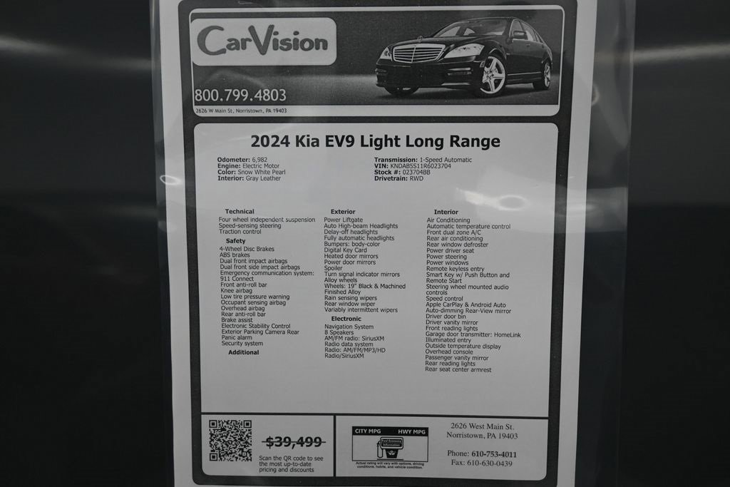 Used 2024 Kia EV9 Light Long Range image 8