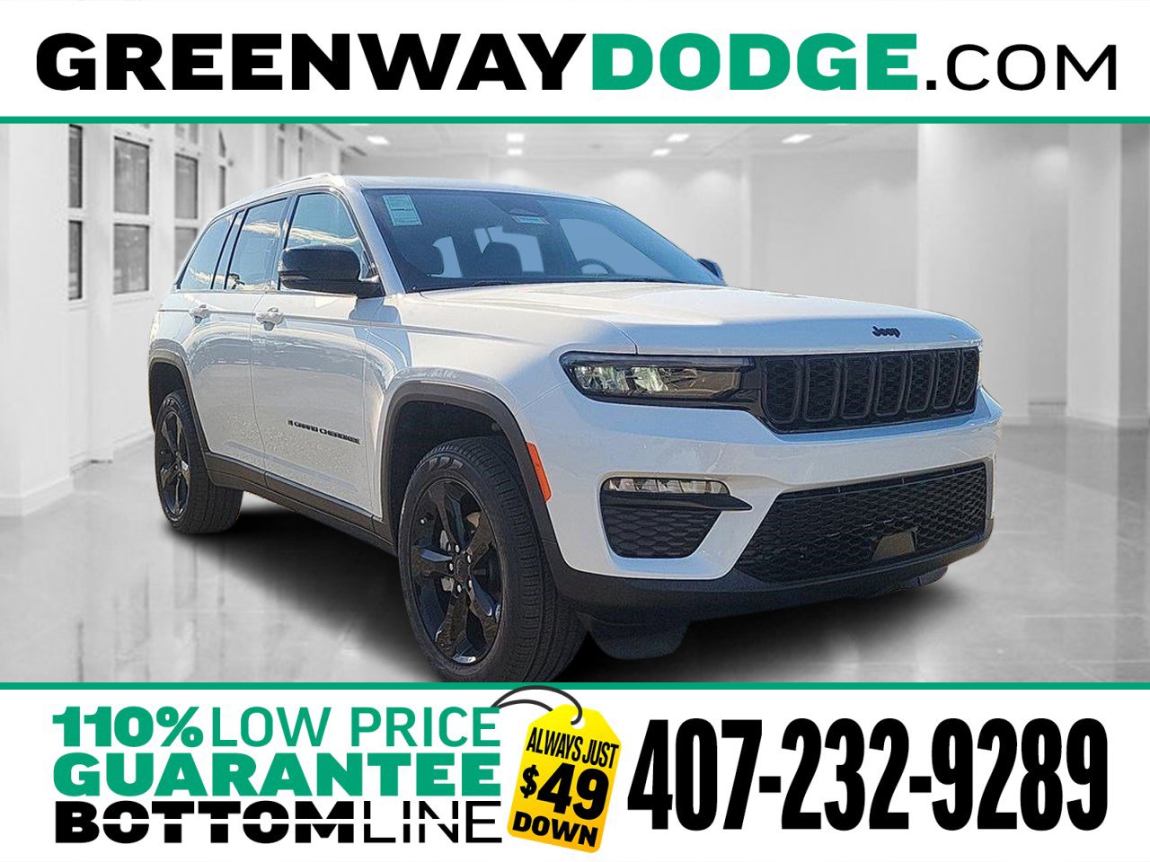 New 2025 Jeep Grand Cherokee Limited w/ Black Appearance Package