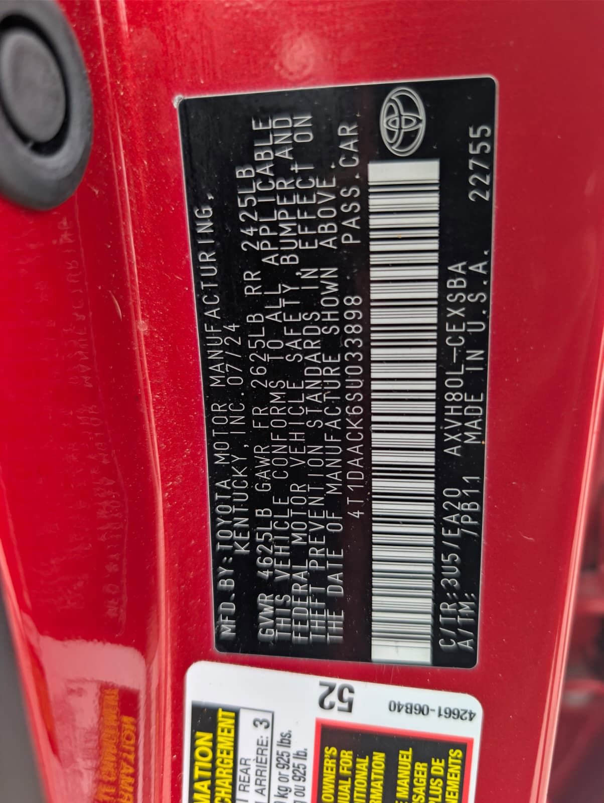 Used 2025 Toyota Camry SE FWD image 39