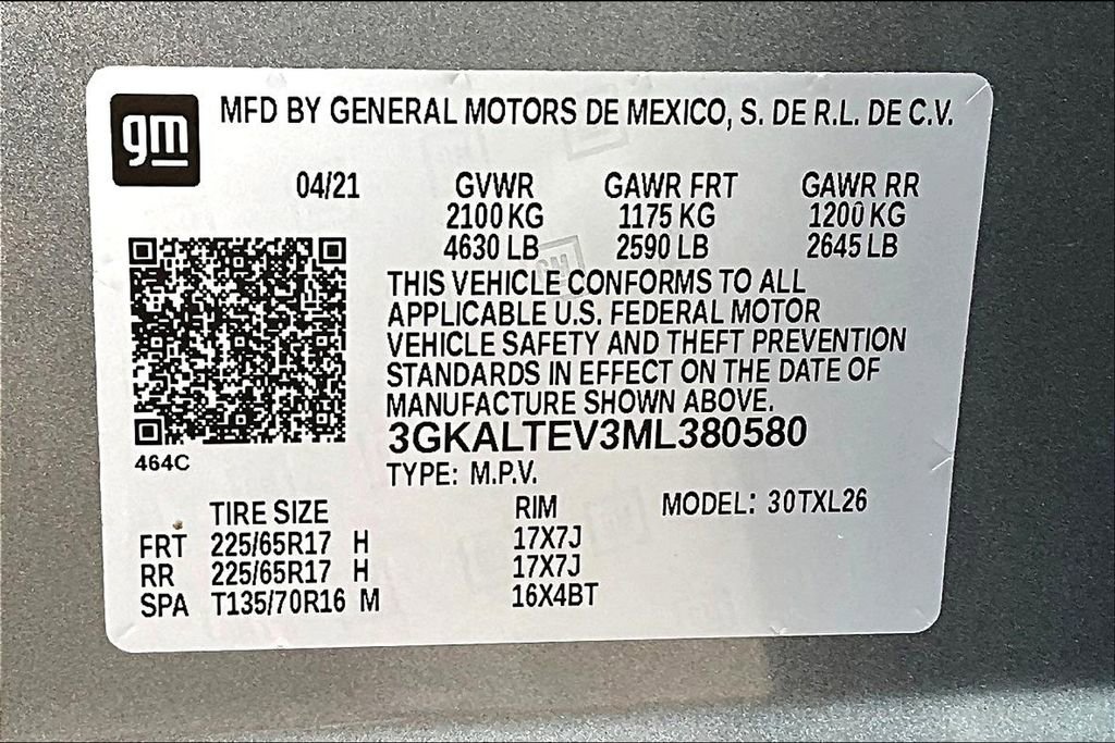 Used 2021 GMC Terrain SLE image 34