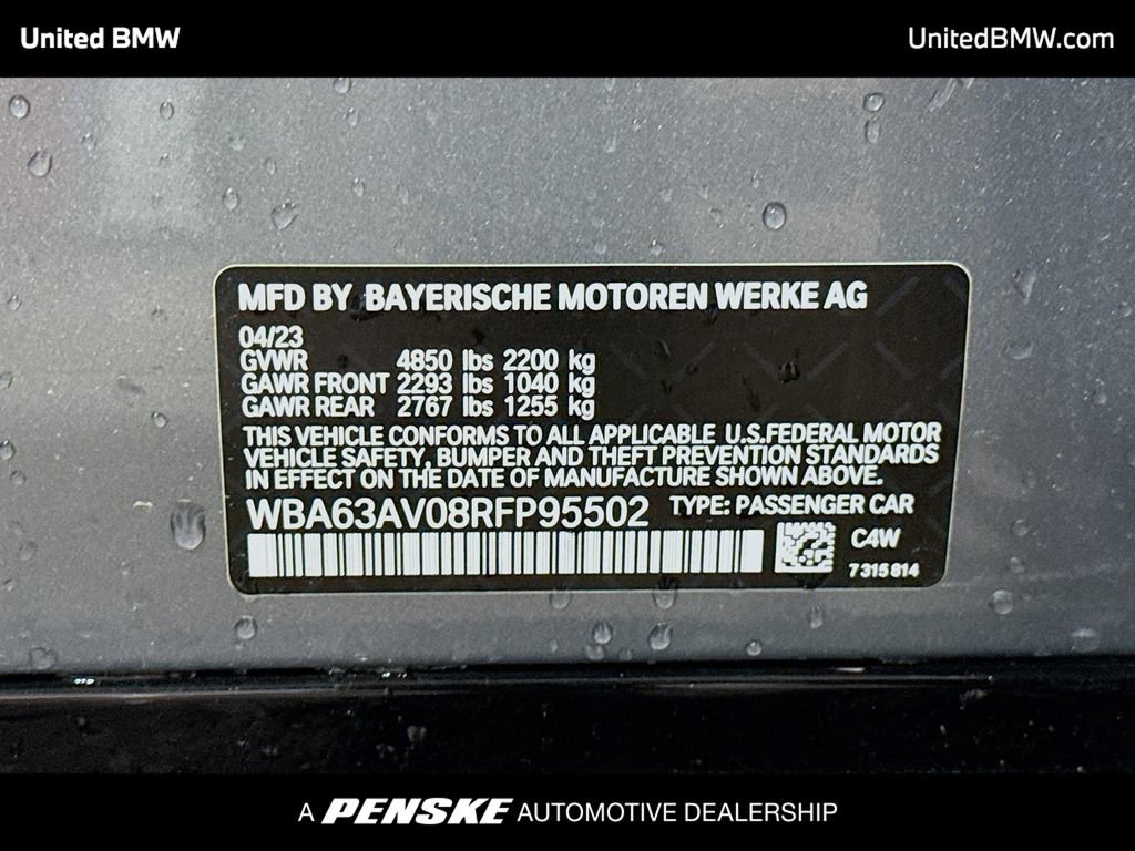 Used 2024 BMW 430i Gran Coupe w/ Premium Package RWD image 15