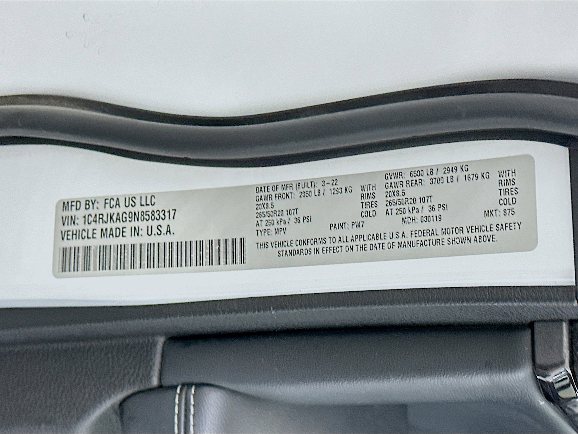Used 2022 Jeep Grand Cherokee L Laredo AWD/4WD image 12