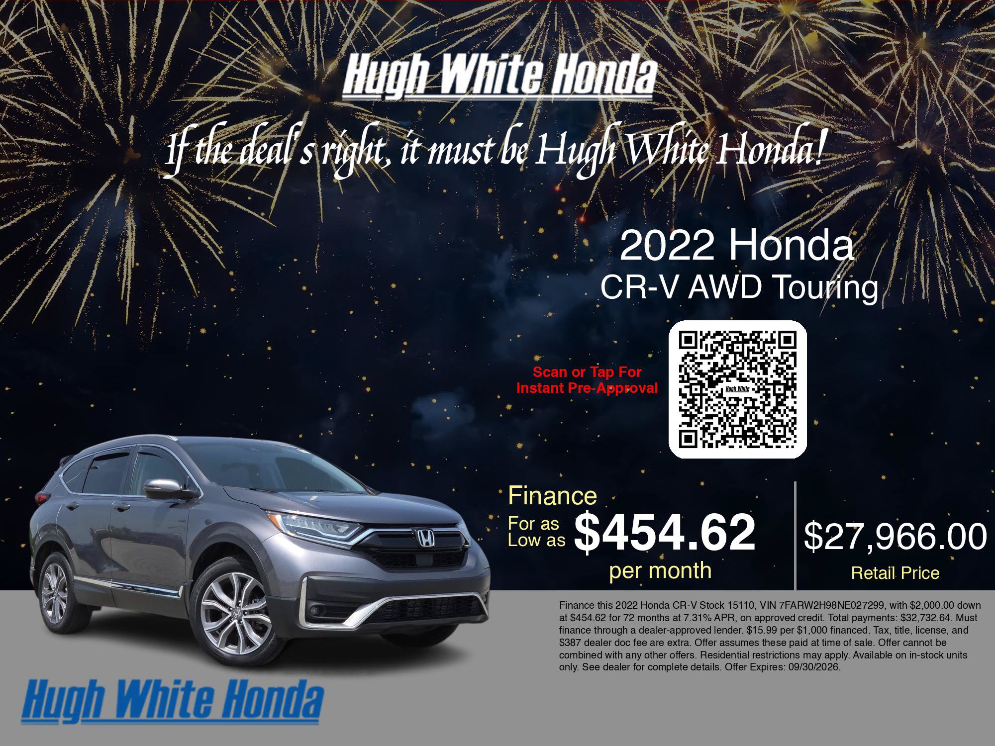 Used 2022 Honda CR-V Touring image 39
