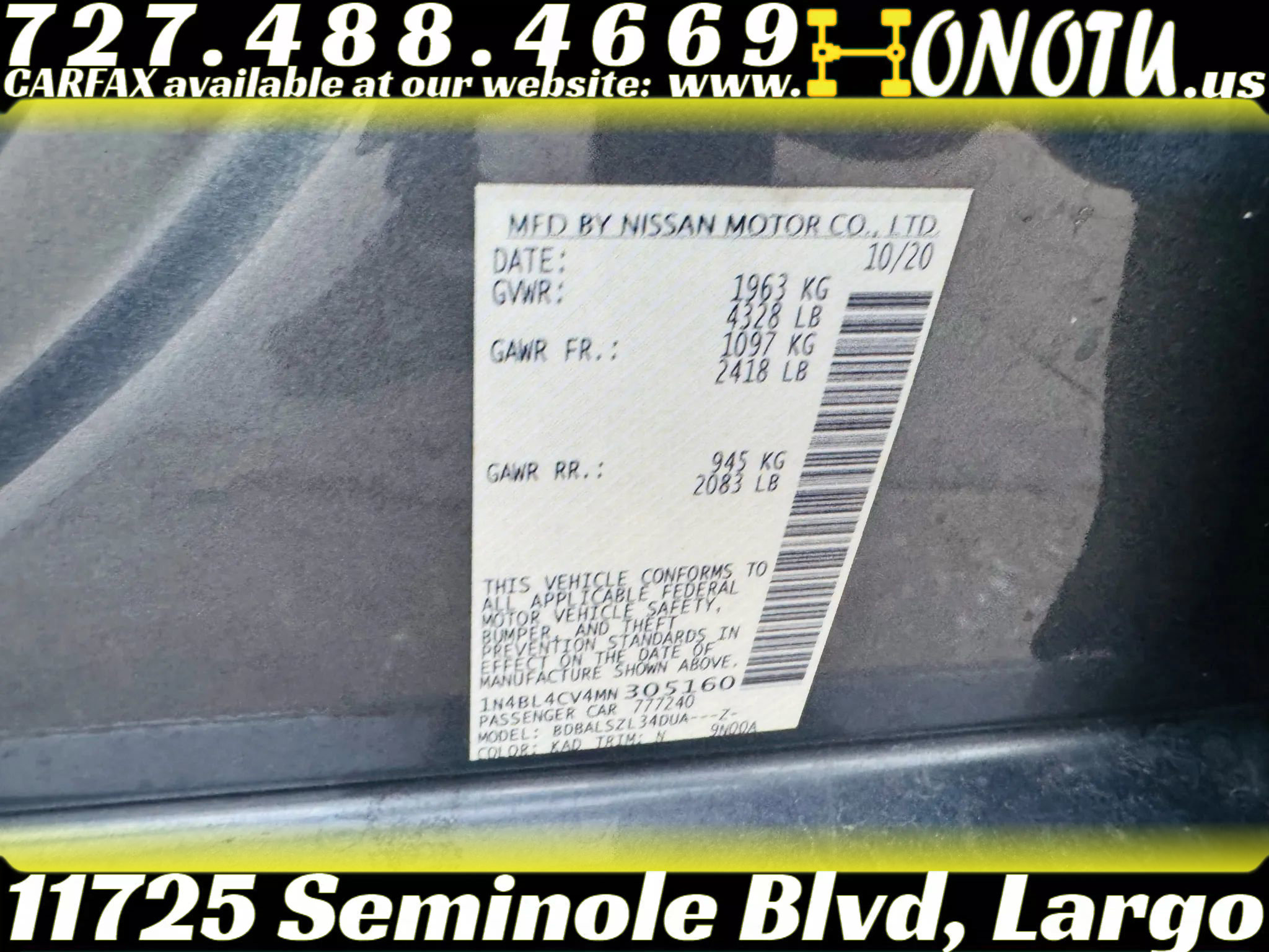 Used 2021 Nissan Altima 2.5 SR image 39