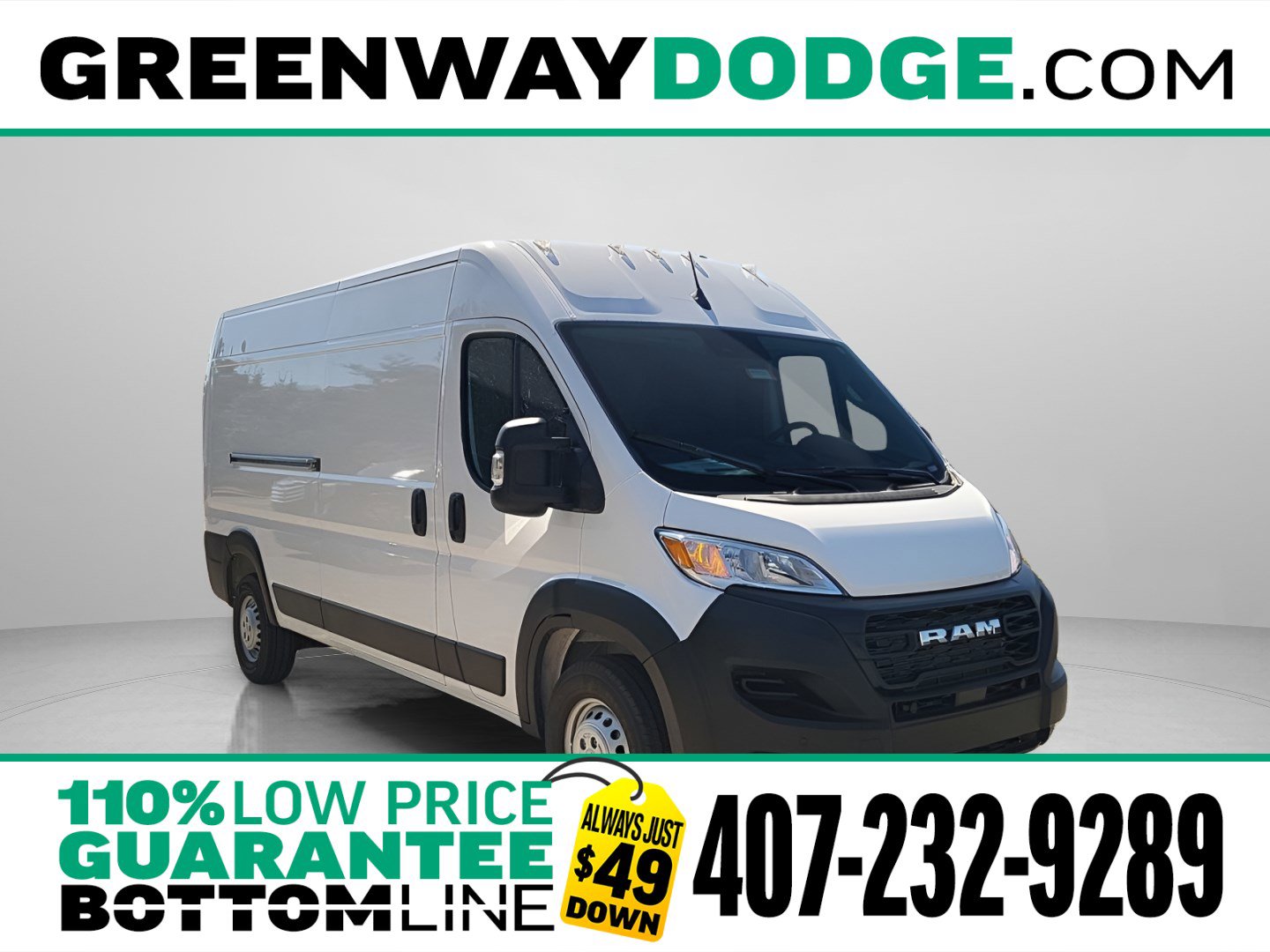 New 2026 RAM ProMaster 2500 w/ Safety Group