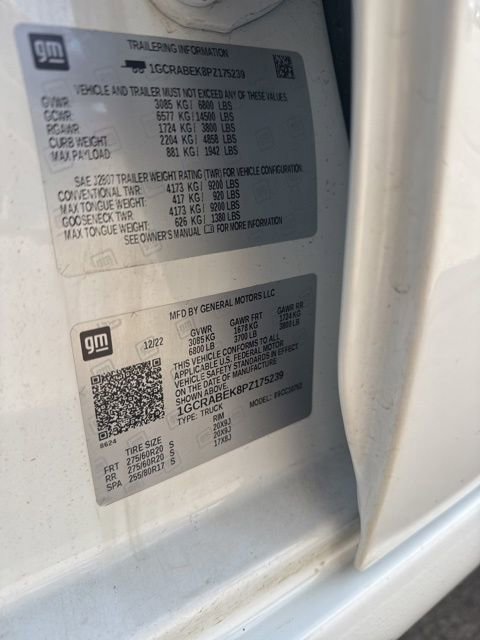 Used 2023 Chevrolet Silverado 1500 Custom image 9