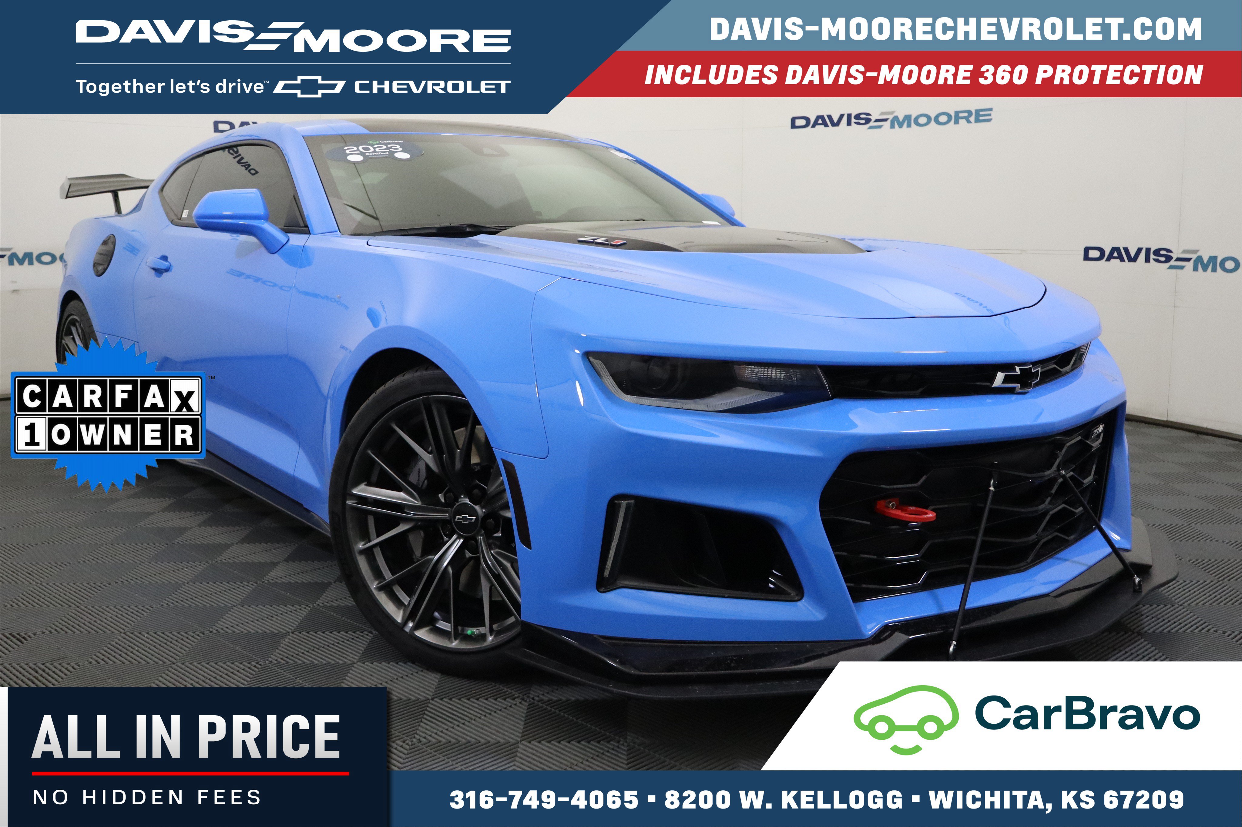 Certified 2023 Chevrolet Camaro ZL1 RWD image 1