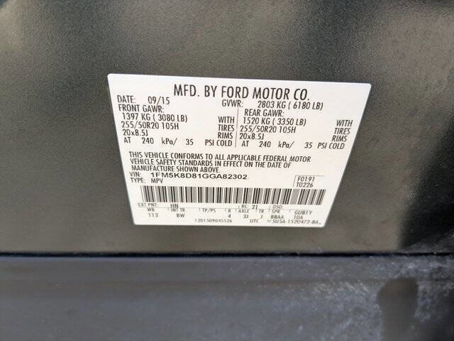 Used 2016 Ford Explorer XLT w/ Equipment Group 202A image 45