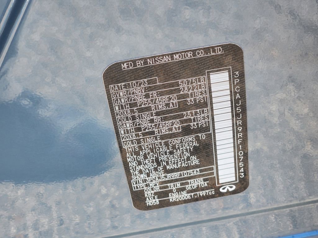 Used 2024 INFINITI QX55 Luxe image 34