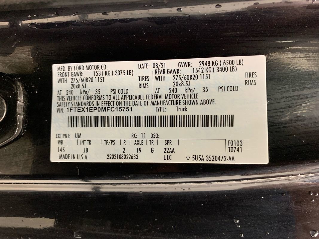 Used 2021 Ford F150 XL w/ Equipment Group 101A High image 15