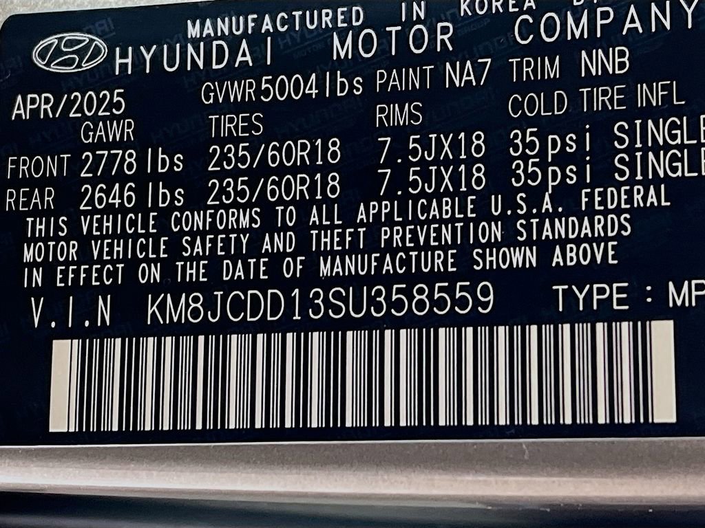 Used 2025 Hyundai Tucson SEL image 27
