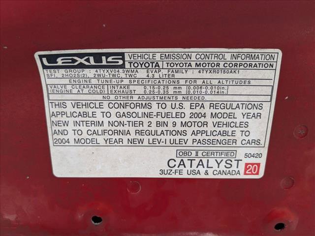 Used 2004 Lexus SC 430 Convertible RWD image 22
