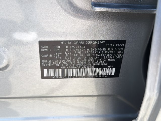 New 2027 Subaru Ascent Limited AWD/4WD image 26