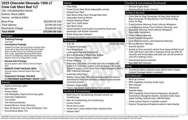 Used 2025 Chevrolet Silverado 1500 LT AWD/4WD image 16