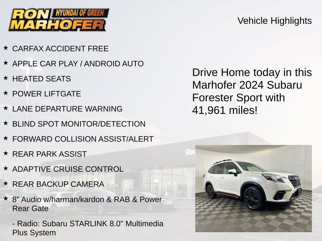Used 2024 Subaru Forester Sport AWD/4WD image 14