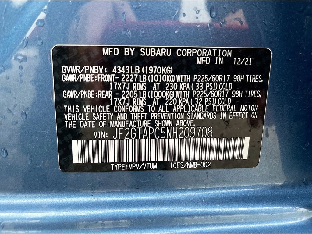 Used 2022 Subaru Crosstrek 2.0i Premium image 29