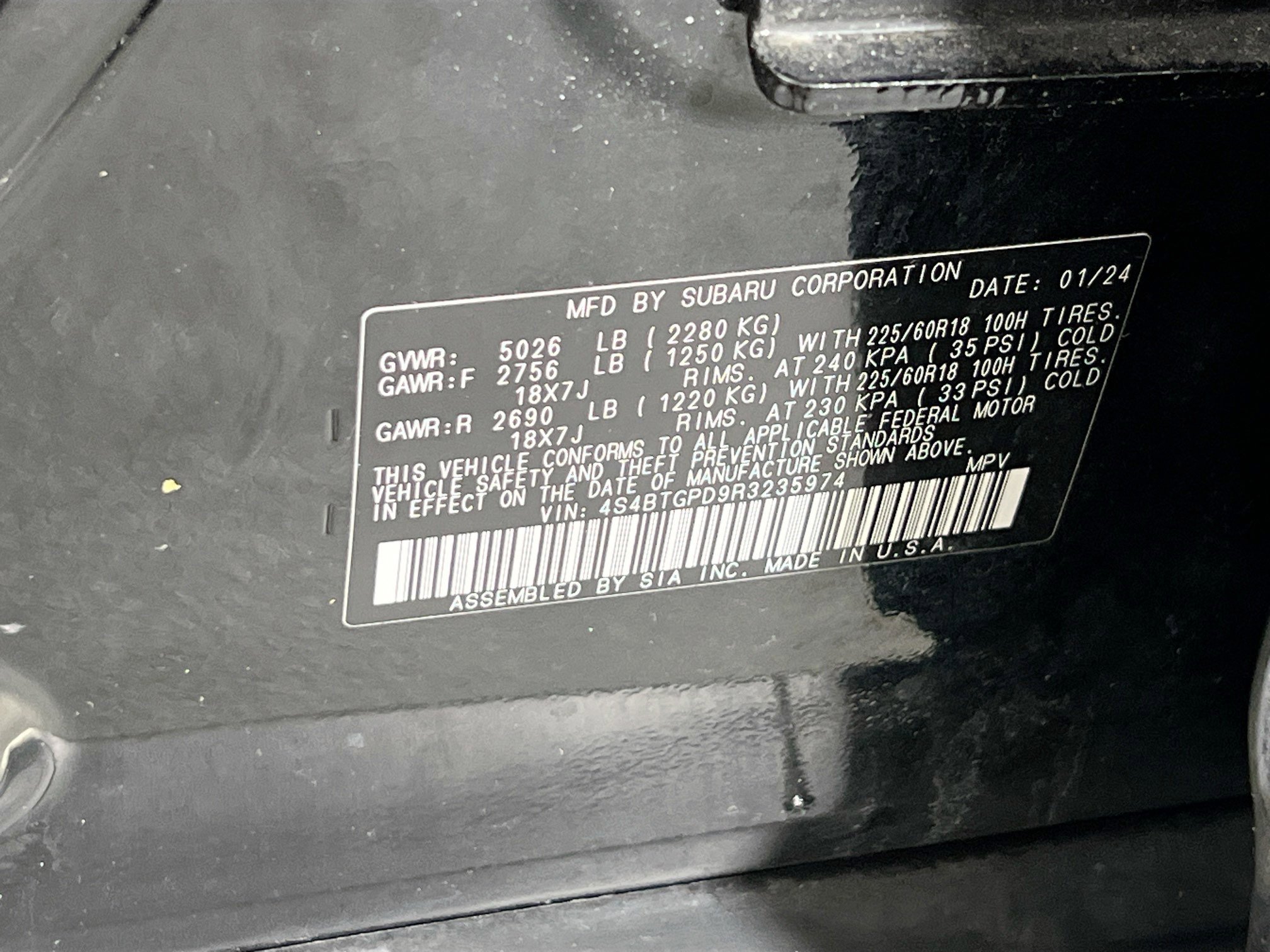 Used 2024 Subaru Outback Touring XT image 32
