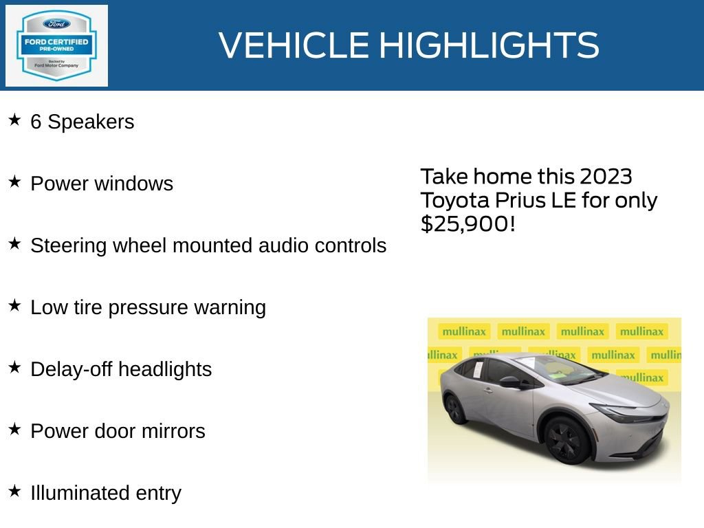 Used 2023 Toyota Prius LE image 23