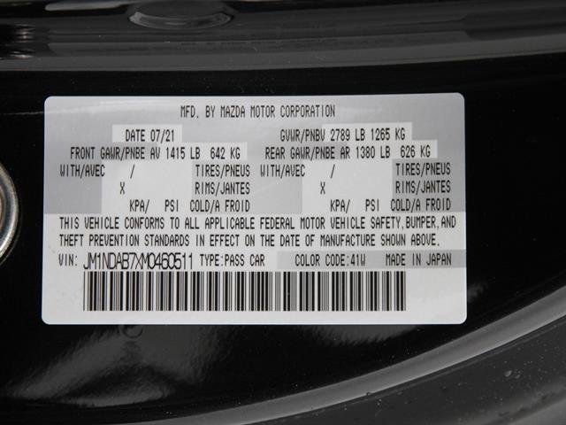 Certified 2021 MAZDA MX-5 Miata Sport image 6