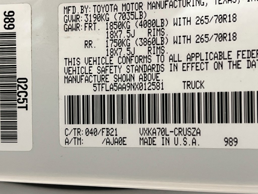 Certified 2022 Toyota Tundra SR5 w/ SR5 Convenience Package RWD image 28