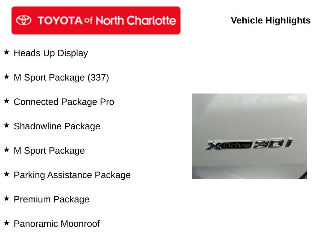 Used 2023 BMW X3 xDrive30i w/ M Sport Package AWD/4WD image 5