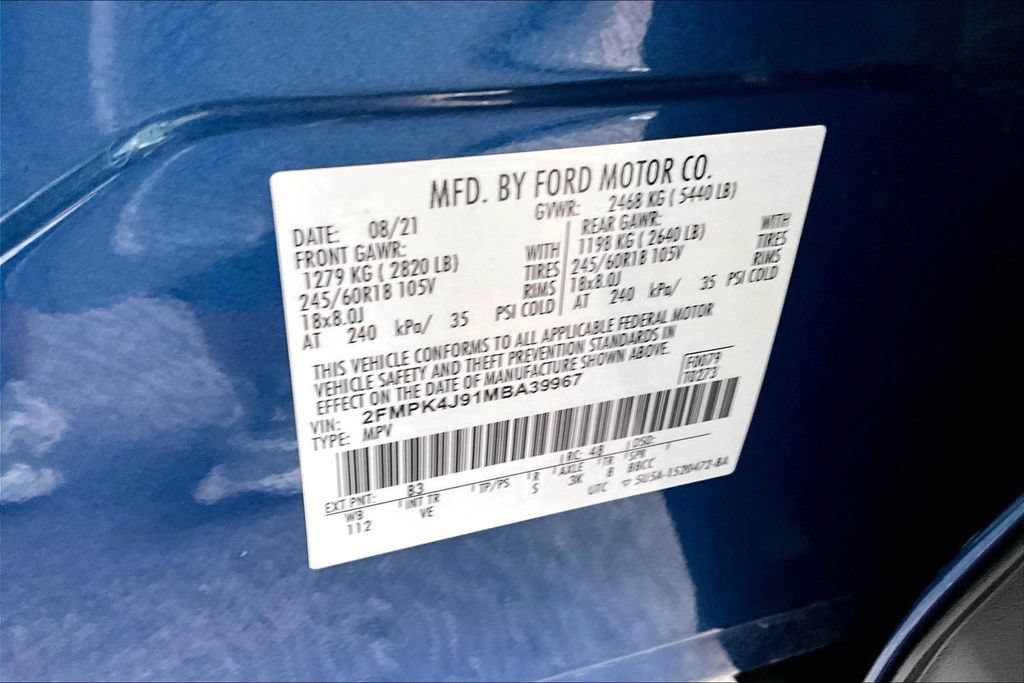 Used 2021 Ford Edge SEL w/ Convenience Package AWD/4WD image 44