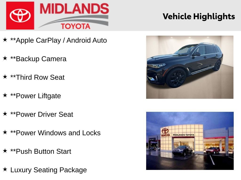 Used 2020 BMW X7 xDrive40i w/ Premium Package AWD/4WD image 2