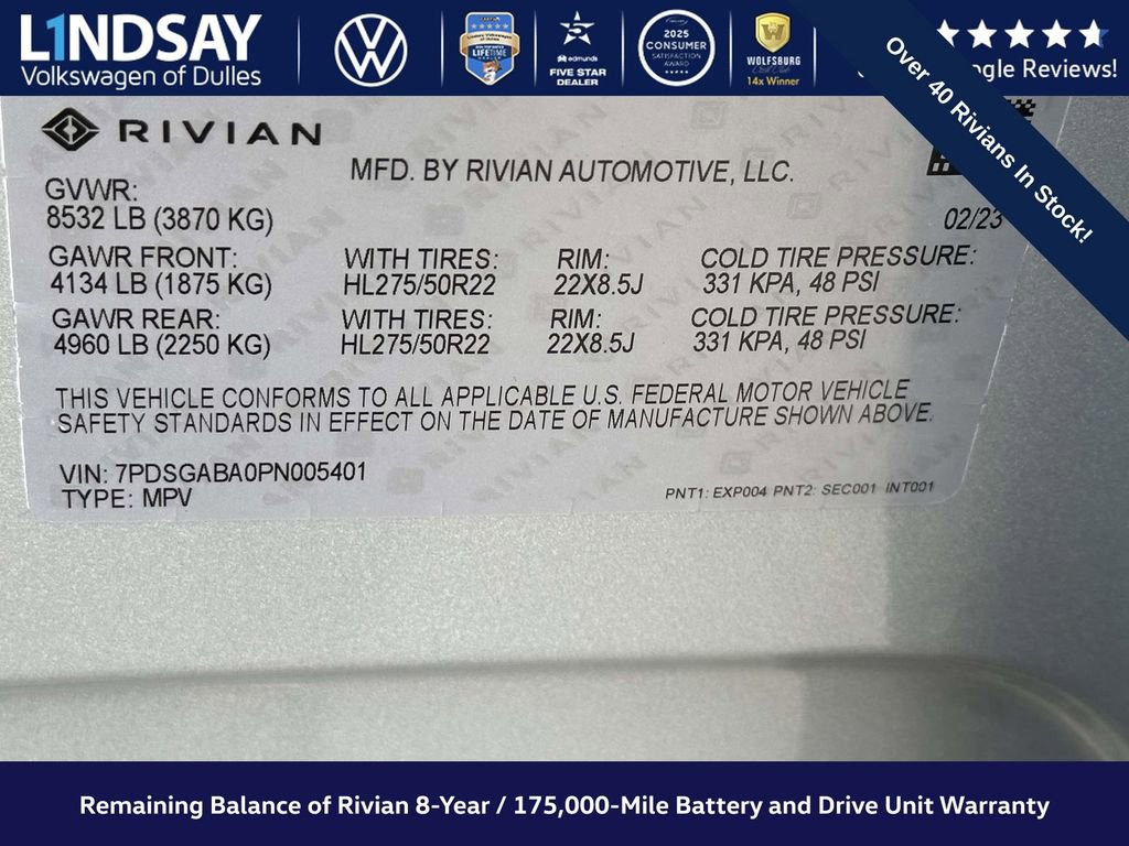 Used 2023 Rivian R1S Adventure image 28