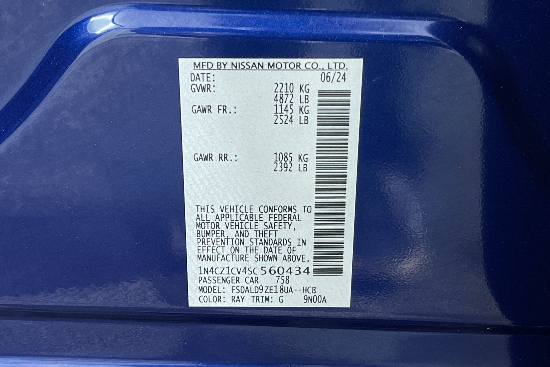 Certified 2025 Nissan Leaf SV Plus FWD image 12