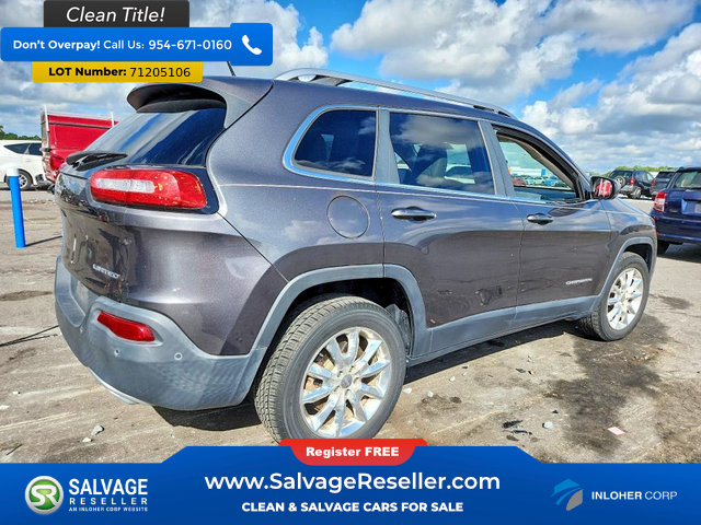 Used 2015 Jeep Cherokee Limited w/ Luxury Group AWD/4WD image 4