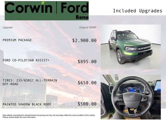Certified 2023 Ford Bronco Sport Badlands w/ Premium Package image 3