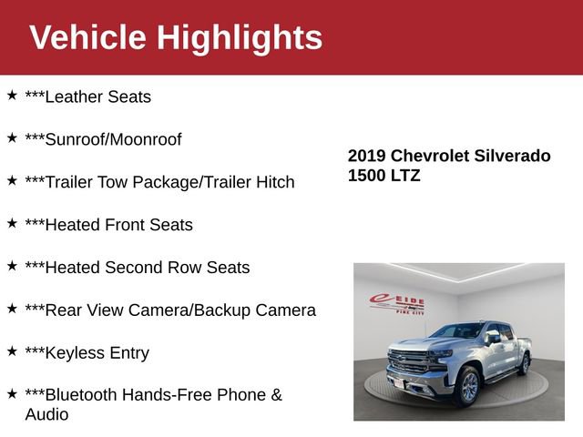 Used 2019 Chevrolet Silverado 1500 LTZ w/ LTZ Plus Package image 3