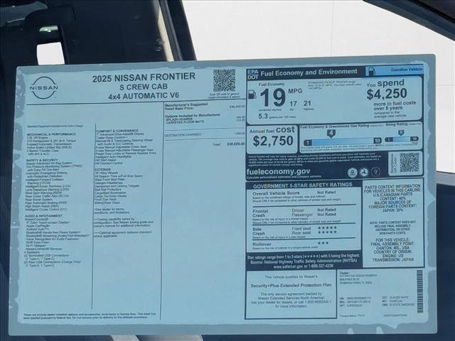 New 2025 Nissan Frontier S AWD/4WD image 16
