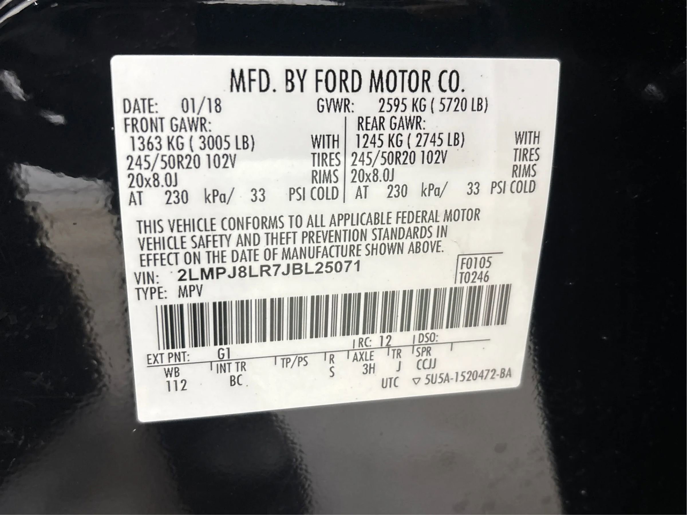 Used 2018 Lincoln MKX Reserve w/ Lincoln MKX Climate Package image 30