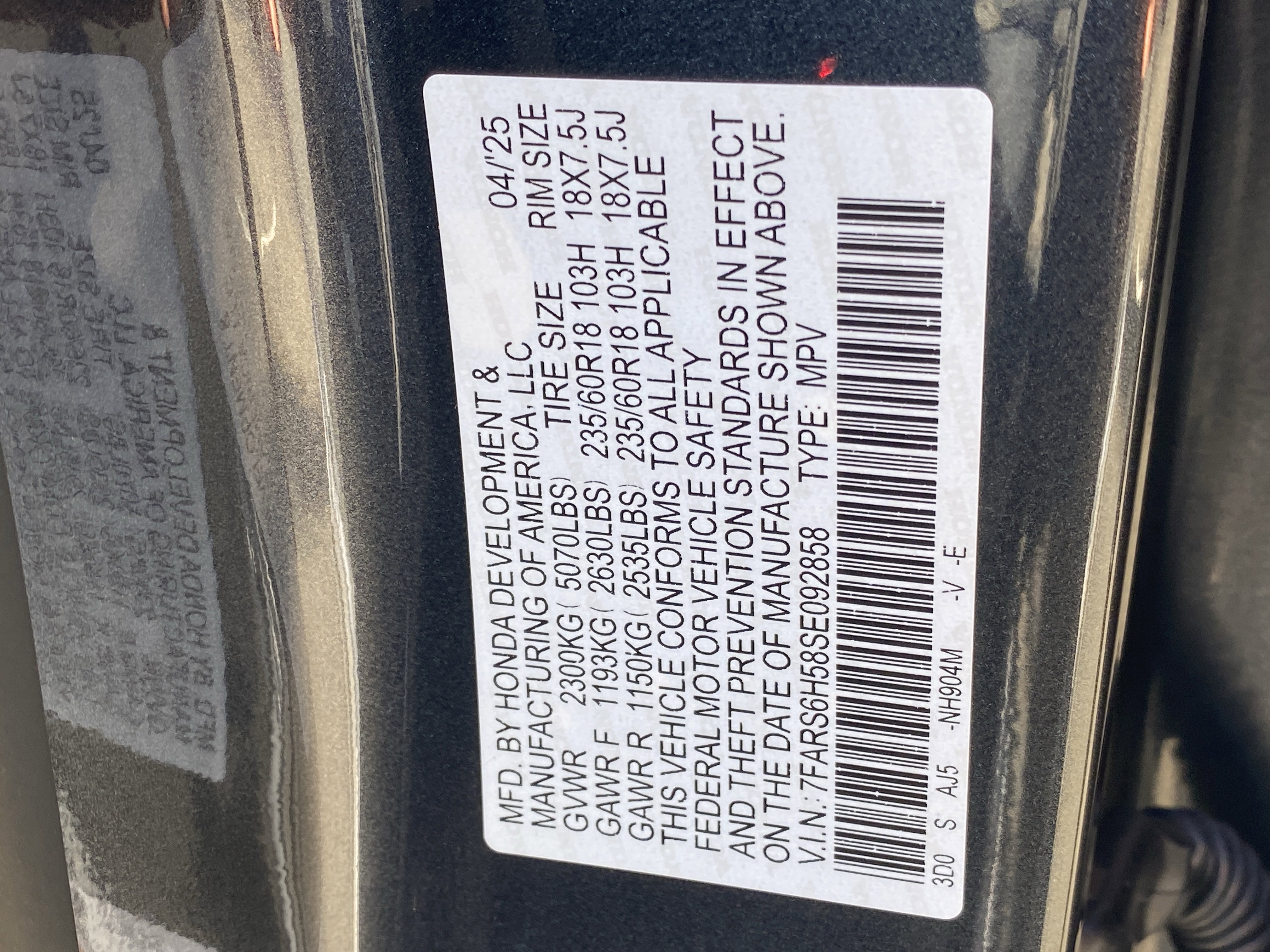 Certified 2025 Honda CR-V Sport image 30