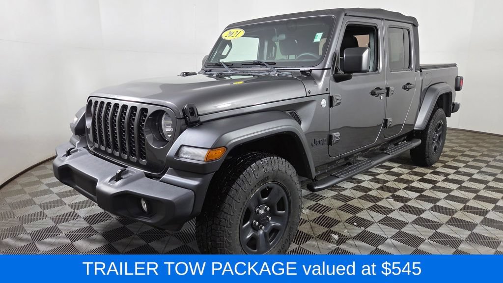 Used 2021 Jeep Gladiator Sport w/ Trailer Tow Package AWD/4WD video 3
