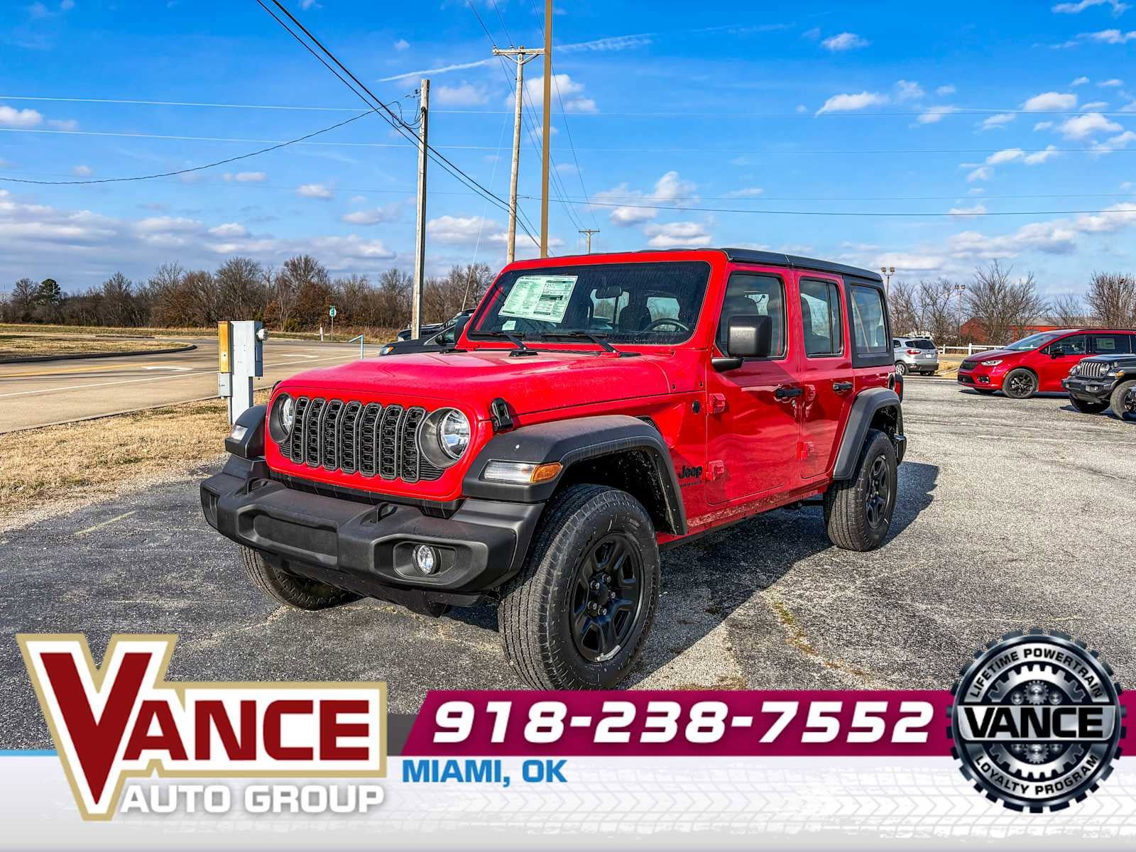 New 2026 Jeep Wrangler Unlimited Sport AWD/4WD image 3