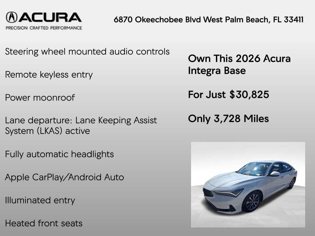 Certified 2026 Acura Integra FWD image 14