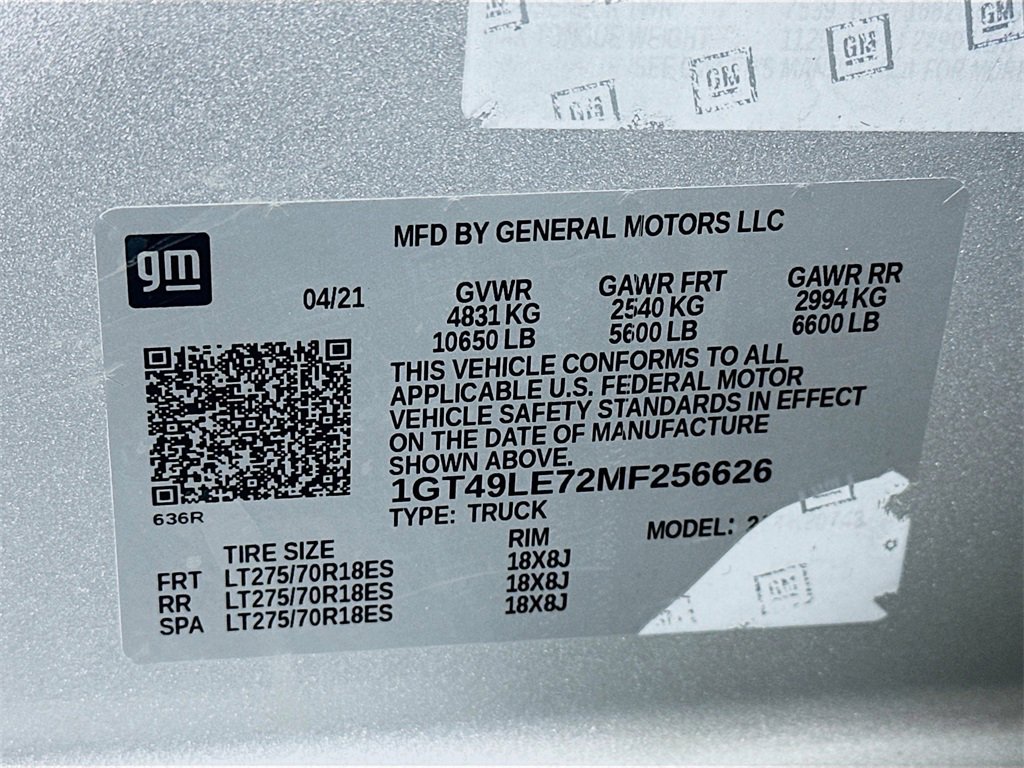 Used 2021 GMC Sierra 2500 4x4 Crew Cab w/ Convenience Package image 34