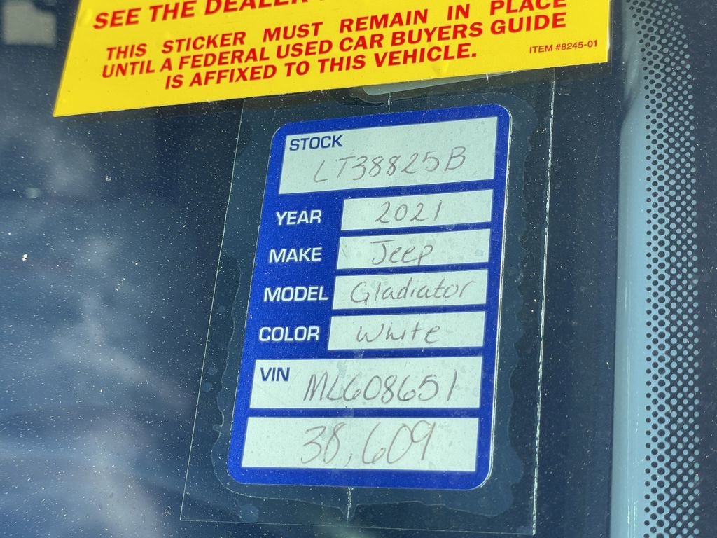 Used 2021 Jeep Gladiator Mojave w/ Safety Group image 12