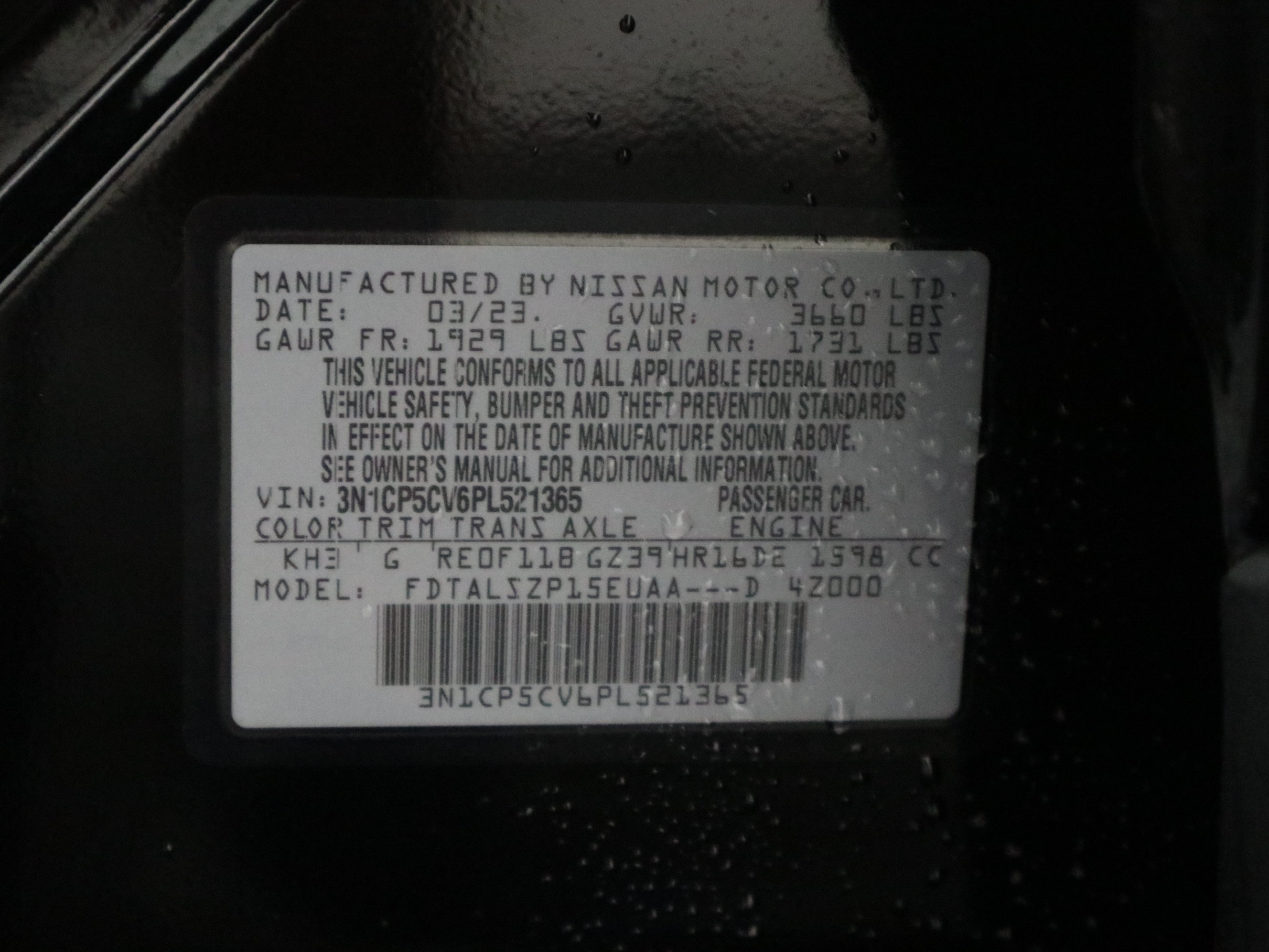 Used 2023 Nissan Kicks SV FWD image 37