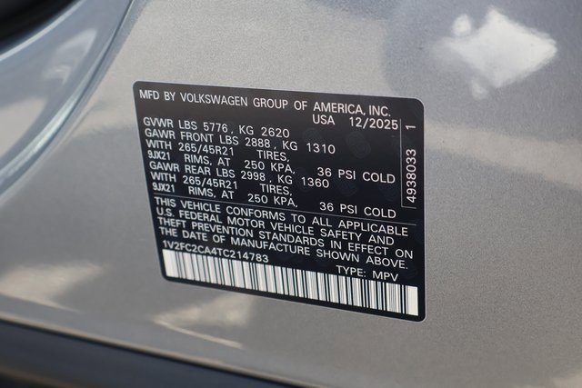 New 2026 Volkswagen Atlas Cross Sport SEL Premium R-Line image 27