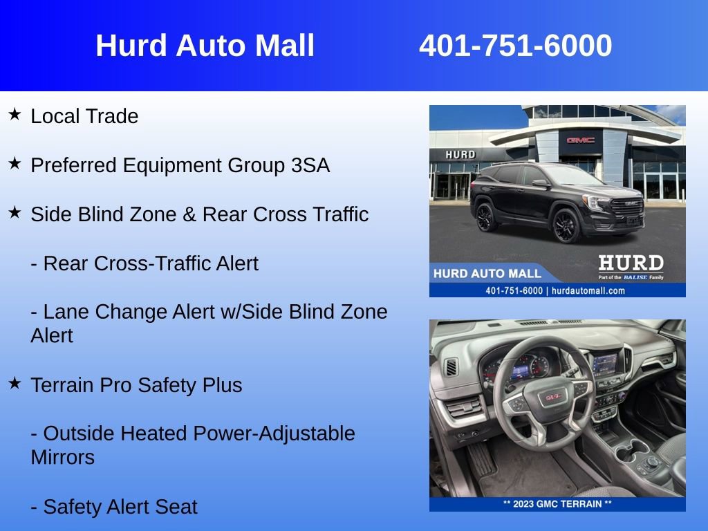 Certified 2023 GMC Terrain SLE w/ Driver Convenience Package image 6