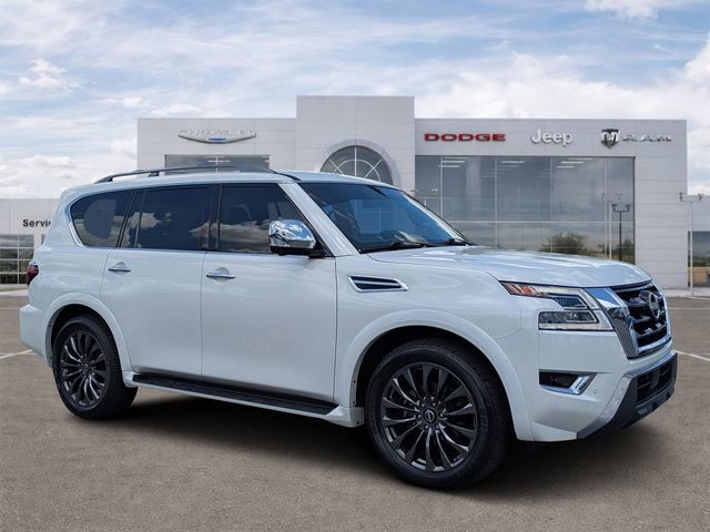 Used 2023 Nissan Armada Platinum w/ Captain's Chairs Package AWD/4WD image 1