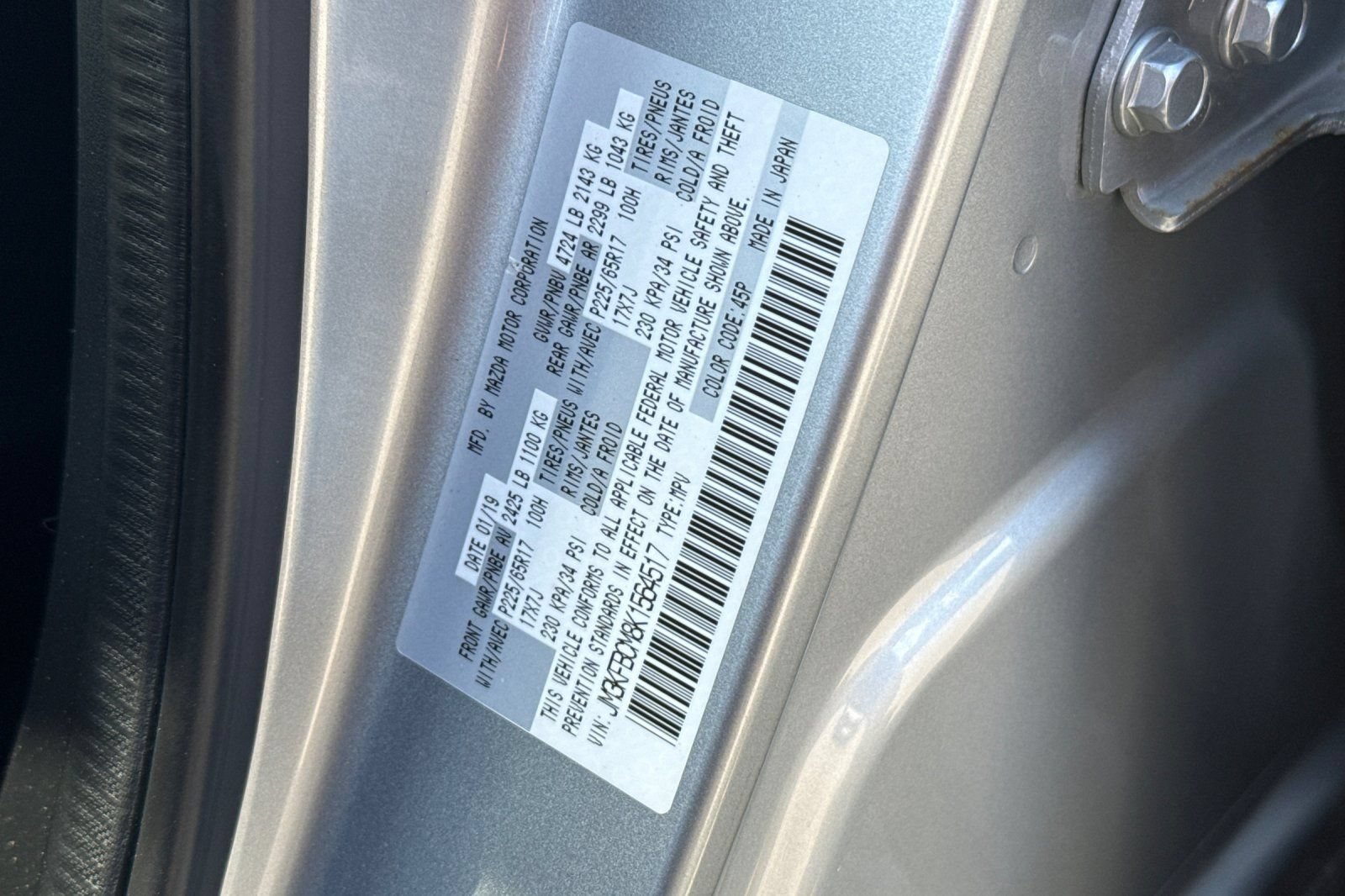 Used 2019 MAZDA CX-5 Touring AWD/4WD image 55