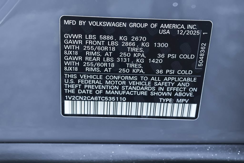 New 2026 Volkswagen Atlas Peak Edition AWD/4WD image 47